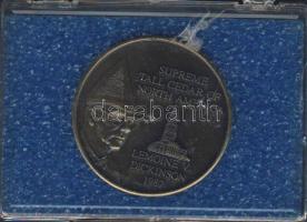 USA 1987. "Lemoine V. Dickinson" szabadkőműves Br emlékérem T:1 Eredeti plasztiktokban!