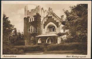 1928 br. Korányi Erzsébet saját kézzel írt képeslapja testvérének br. Korányi Lászlónak