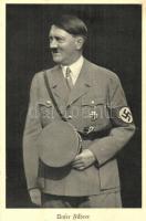 Unser Führer / Adolf Hitler, NSDAP German Nazi Party propaganda, swastika. Otto Hoppe Verlag + 1938 Ein Volk Ein Reich Ein Führer, Wien So. Stpl.