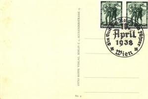 Unser Führer / Adolf Hitler, NSDAP German Nazi Party propaganda, swastika. Otto Hoppe Verlag + 1938 ...