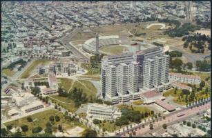 cca 1958 A magyar labdarúgó válogatott tagjai által aláírt képeslap Montevideoból Grosics, Bozsik, S...