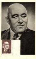 Rákosi Mátyás / Hungarian communist politician, portrait, Carte Maximum CM