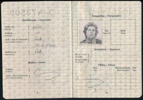1973 Fényképes portugál útlevél