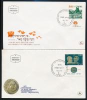 1970-1978 5 diff FDC-s with stamps with tab 1970-1978 5 db klf tabos FDC