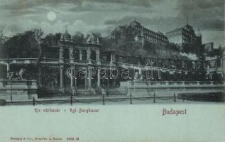 Budapest I. Királyi várbazár, este