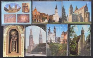 Kb. 350 db MODERN magyar képeslap templomokkal, dobozban / Cca. 350 modern Hungarian postcards with churches