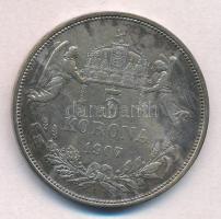1907KB 5K Ag "Ferenc József" T:2,2- ph., patina
Adamo K7