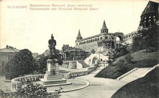 Budapest I. Halászbástya, Hunyadi János szobra