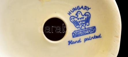 Aquincumi hölgy galambbal, kézzel festett, jelzett, hibátlan, m: 23 cm