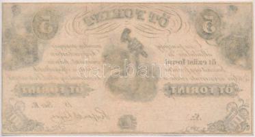 1852. 5Ft "Kossuth bankó" kitöltetlen "E" sorozat T:I
Hungary 1852. 5 Forint wi...