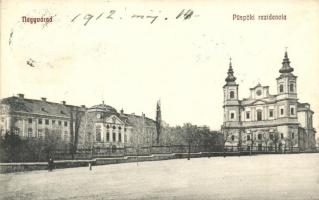 Nagyvárad, Oradea; Püspöki rezidencia és székesegyház / bishops palace, cathedral
