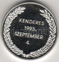 Ungarn, moderne Gedenkmünze, Silber, "Horthy és Neje Temetése", 32,41 gr (0,925), Erh.:pp ...