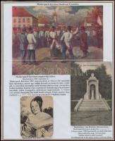 1848-49-es forradalom és szabadságharc képeslapokon. A világosi fegyverletétel és utána. 31 db erede...