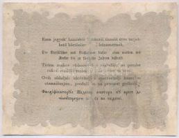 1848. 10Ft "Kossuth Bankó" hátlapi szövegben "BÜNTETETTNEK" sajtóhiba T:IV resta...