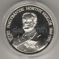 Ungarn, moderne Gedenkmünze, Silber, "Horthy", 31,1 gr (0,925), Erh.:pp in Etui/dobozban