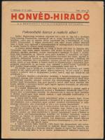 1945 Honvéd-híradó, a 6. hadosztály nevelőtörzsének hetilapja, I. évf. 8-9. sz. 1945. július 20., 8 p.