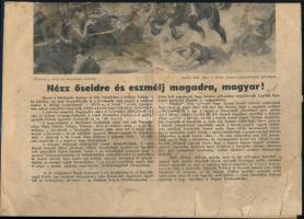 1941 Magyar katonaújság, 1941. április 12.,IV. évf. 15. sz., Szerk.: vitéz Rózsás József. Bp., Vitéz...
