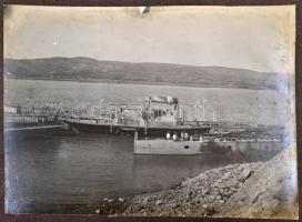 1914 Szerb hajók Milanovácnál. Neretva postagőzős,  Morava, A szerbek az I. világháború kitörésekor ...