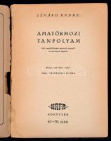 7 db fényképezéssel kapcsolatos, háború előtti kiadvány