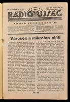 1933 3 db Rádióújság X. évf. 25. száma 1933. június 18-24