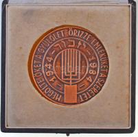 1984. "Megölte őket a gyűlölet - őrizze emléküket a szeretet" Br holokauszt emlékérem sérü...