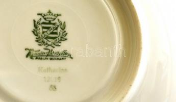 Weimar teás csésze és alj, matricás, jelzett, hibátlan