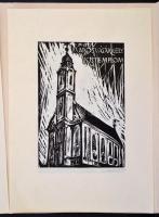 Molnár Dénes (1947-2000): Marosváráshely - Neumarkt - Târgu-Mureş, 7 db fametszet, papír, jelzett, s...
