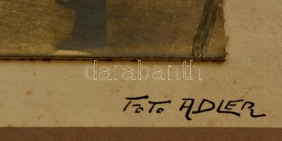 cca 1880 A brassói vívóiskola, nagyméretű fotó Leopold Adler (1848-1924) brassói műterméből, kartonr...