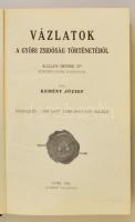 Kemény József: Vázlatok a győri zsidóság történetéből. Győr, 1930, Szerző. Egészvászon kötés, ceruzá...
