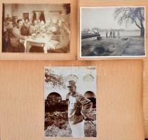 cca 1914 Szerbiai hadjárat az I. világháborúban 18 db katonai fénykép a magyar katonák mozgásával 9x...