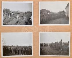 cca 1914 Szerbiai hadjárat az I. világháborúban 18 db katonai fénykép a magyar katonák mozgásával 9x...
