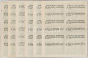 10db-os kötvény és részvény tétel, közte 1926. "Nemzeti Hitelintézet Részvénytársaság" rés...