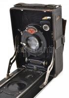 cca 1930 Agfa Standard 208 9x12 cm formátumú harmonikás fényképezőgép, Doppel-Anastigmat 1:4.5 objek...