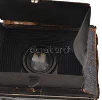 cca 1930 Agfa Standard 208 9x12 cm formátumú harmonikás fényképezőgép, Doppel-Anastigmat 1:4.5 objek...