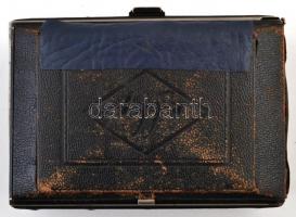 cca 1930 Agfa Standard 208 9x12 cm formátumú harmonikás fényképezőgép, Doppel-Anastigmat 1:4.5 objek...