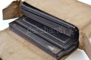 cca 1930 Agfa Standard 208 9x12 cm formátumú harmonikás fényképezőgép, Doppel-Anastigmat 1:4.5 objek...