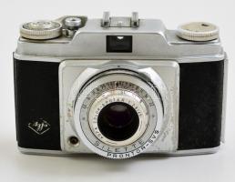 cca 1957 Agfa Silette kisfilmes fényképezőgép, Prontor-SVS zárral, Color-Apotar 1:2.8/45 objektívvel, működőképes állapotban / Vintage Agfa Silette camera, in working condition