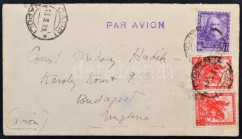 cca 1930 herceg Odescalchi Miklósné Gordon Tietgens Virginia (1895-1944) és gróf Hadik Mihály (1907-...