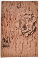 1930 Bardócz Árpád (1882-1938): Meteor porosz szalon szén, art deco reklám plakát, Phöbus nyomda, re...