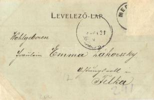 1899 Igló, Iglau, Spisská Nová Ves; A templomkertben állított, 1849-es csata hősi halállal elesett h...