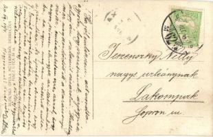 1909 Budapest VIII. Kossuth-mauzóleum avatása. Kossuth Lajos koporsójánál az országgyűlési képviselő...