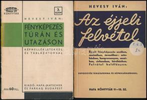 Fotózással kapcsolatos könyv tétel, Hafa Könyvtár és EFA fotokönyvek sorozatból, összesen 4 db: Heve...