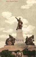 Arad, Kossuth Lajos szobor / Kossuth statue (Rb)