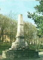 3 db modern 1848-49-es magyar szabadságharc és forradalom képeslap: Bükkaranyos emléktábla, Sepsisze...