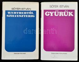 Sőtér István 2 db könyve: Gyűrűk, Werthertől Szilvesztergi. Bp., 1976-1980, Szépirodalmi. + a Tanú folyóirat 2. száma