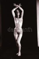 cca 1971 A szocreál titkos forradalma, 13 db szolidan erotikus felvétel negatívja, 24x36 mm