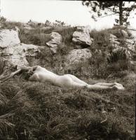 cca 1968 Krisch Béla (1929-?) kecskeméti fotóművész hagyatékából 13 db szolidan erotikus felvétel ne...