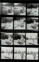 cca 1988 Miből lesz kiállítási kép, szolidan erotikus felvételek, 26 db fotó, három fotópapíron Mene...