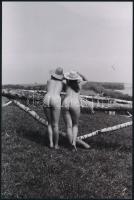 cca 1980 Naturista szemlélet, szolidan erotikus felvételek (a pozitív és negatív felvételek nem össz...