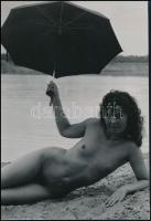 cca 1977 Örök emlék, szolidan erotikus felvételek (a pozitív és negatív felvételek nem összetartozók...